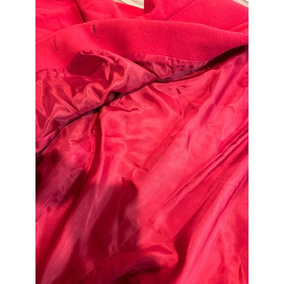 Vintage Charter Club Red Wool Cashmere Angora Blazer Women’s 12 – Lined - Picture 6 of 11